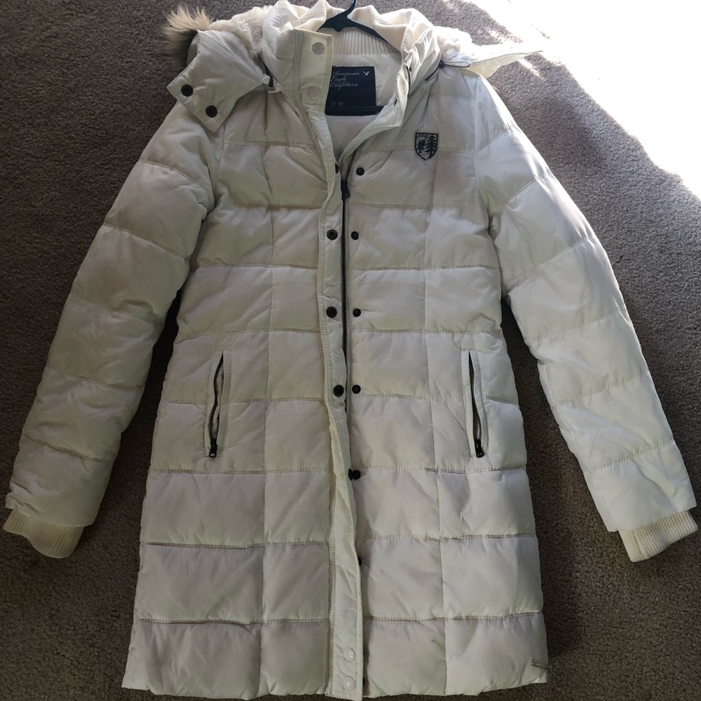 White American Eagle Puffer 🦅